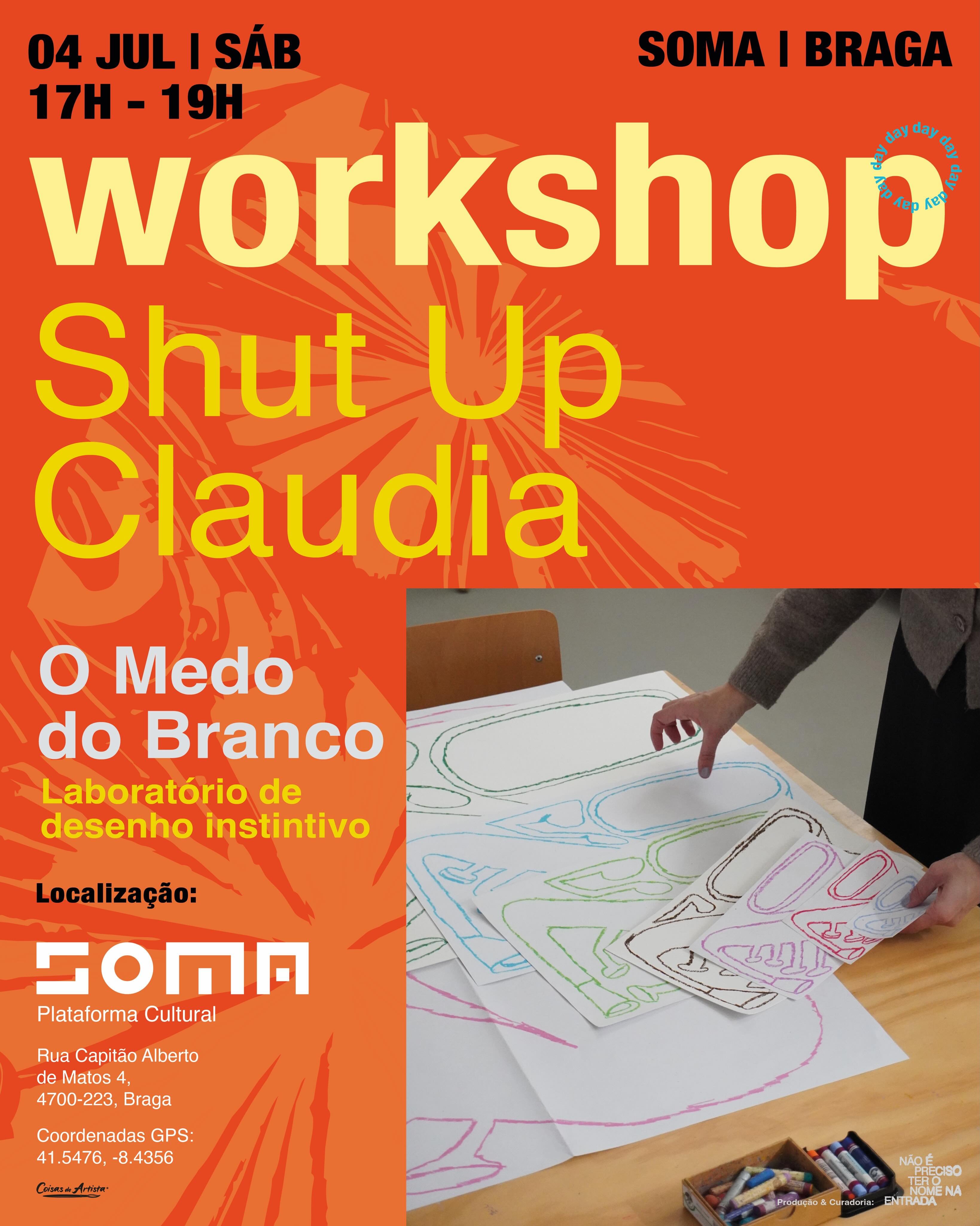 WORKSHOP | O MEDO DO BRANCO | Laboratório de desenho instintivo