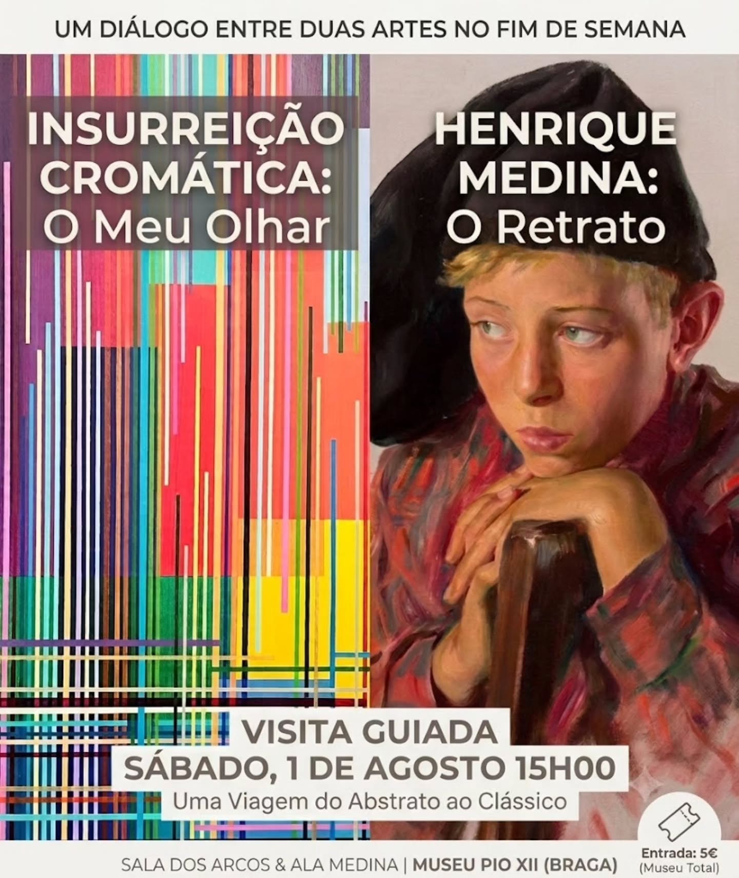 Chromatic Insurrection + Retratos de Henrique Medina