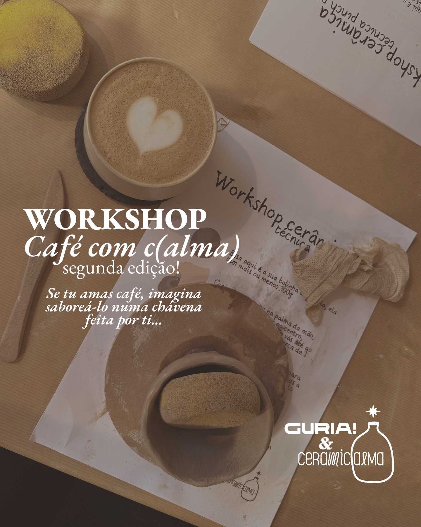 Workshop de Cerâmica - Café com C(alma)