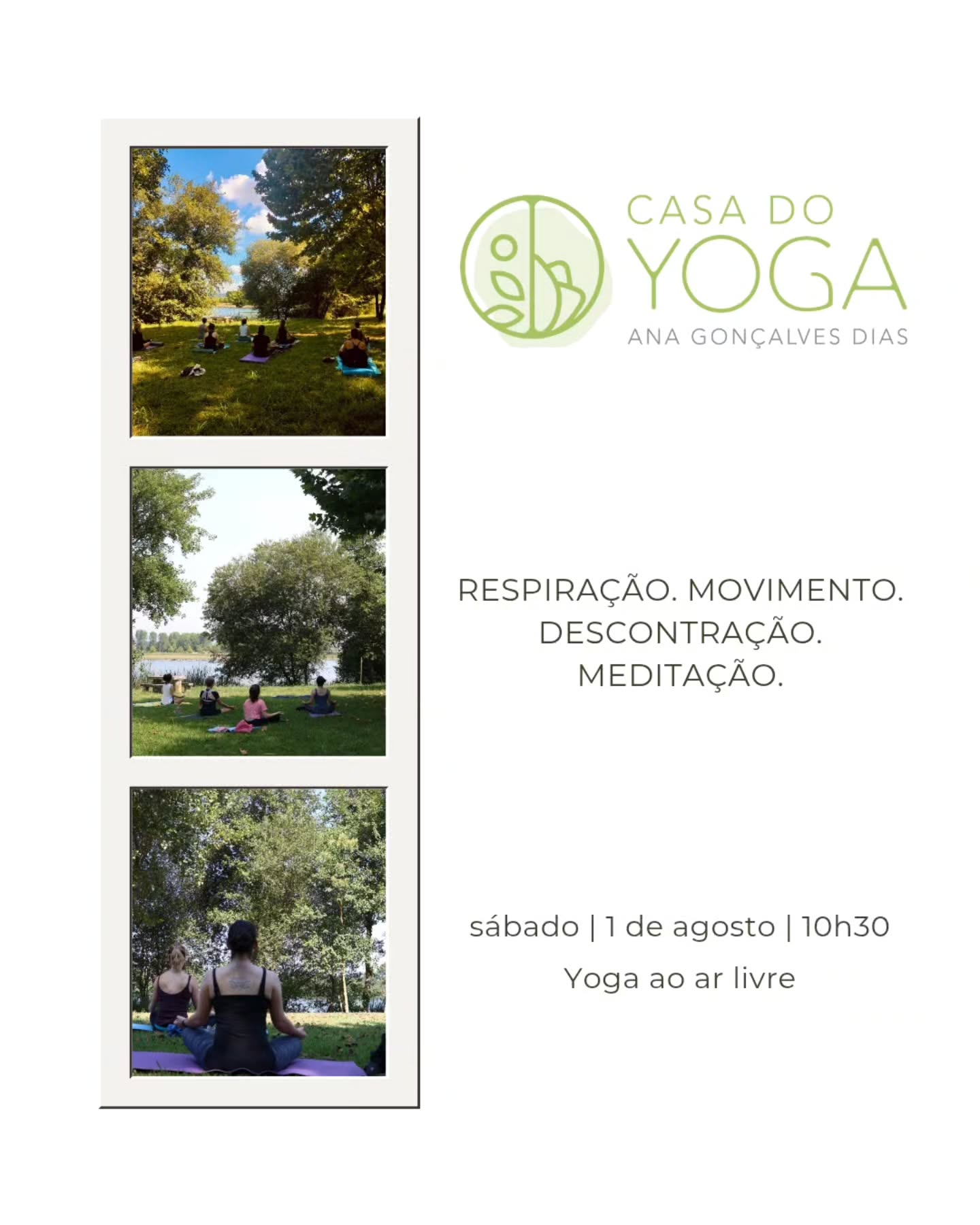Yoga ao ar livre