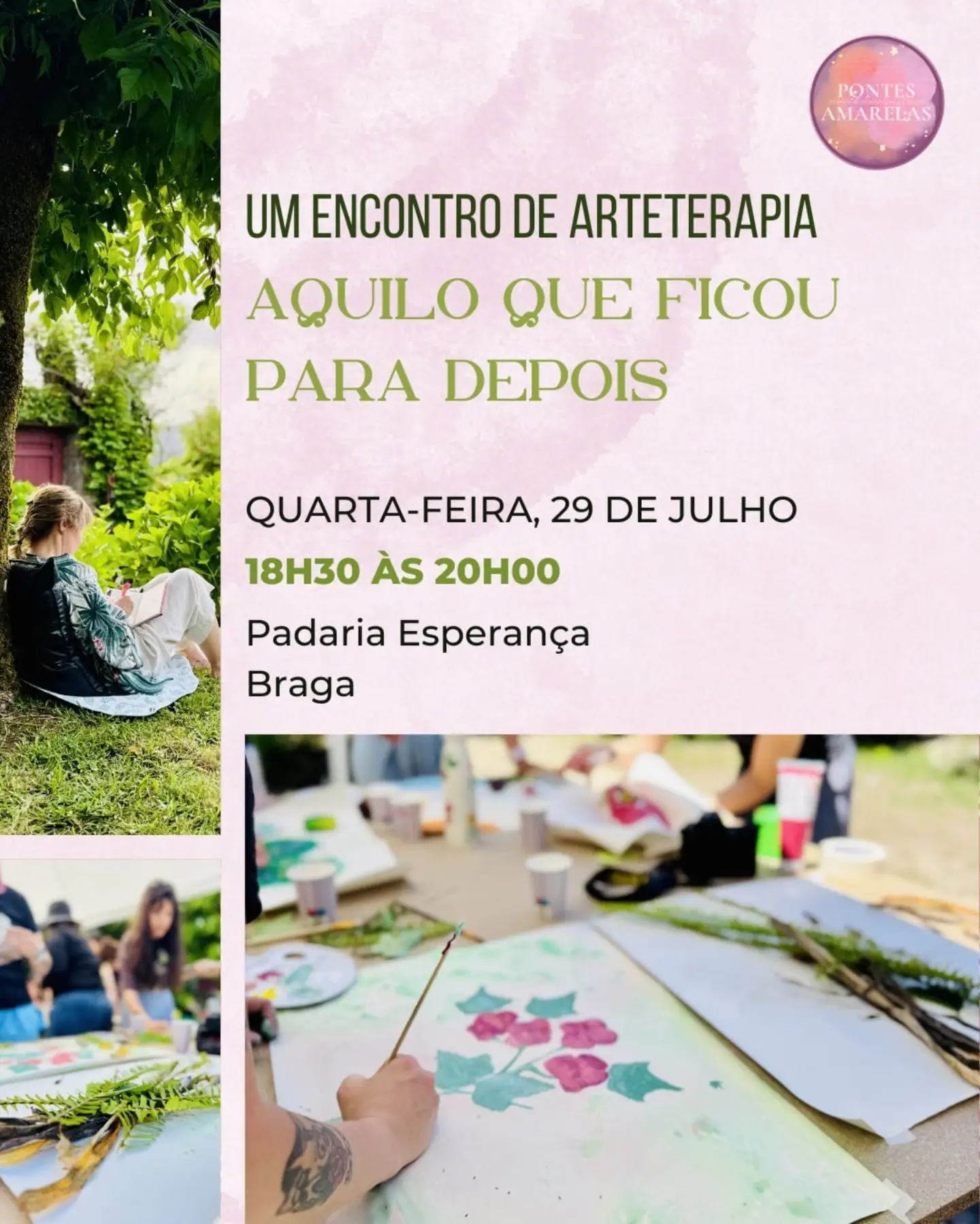 Um encontro de Arteterapia: Aquilo que ficou para depois