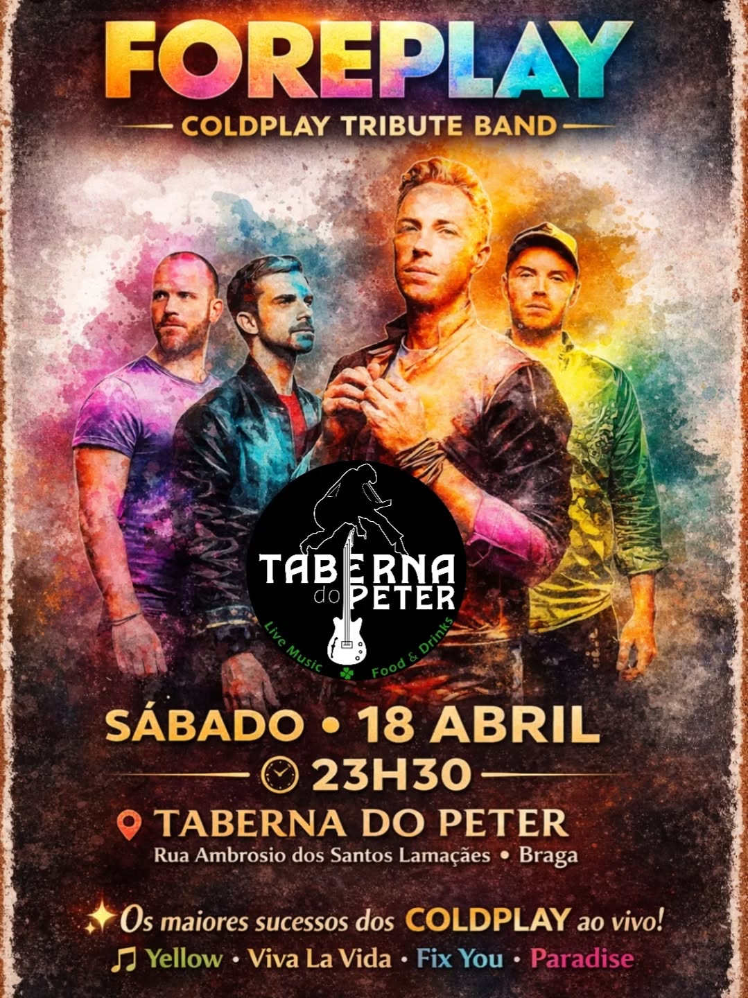 ForePlay apresenta «Tributo a Coldplay»