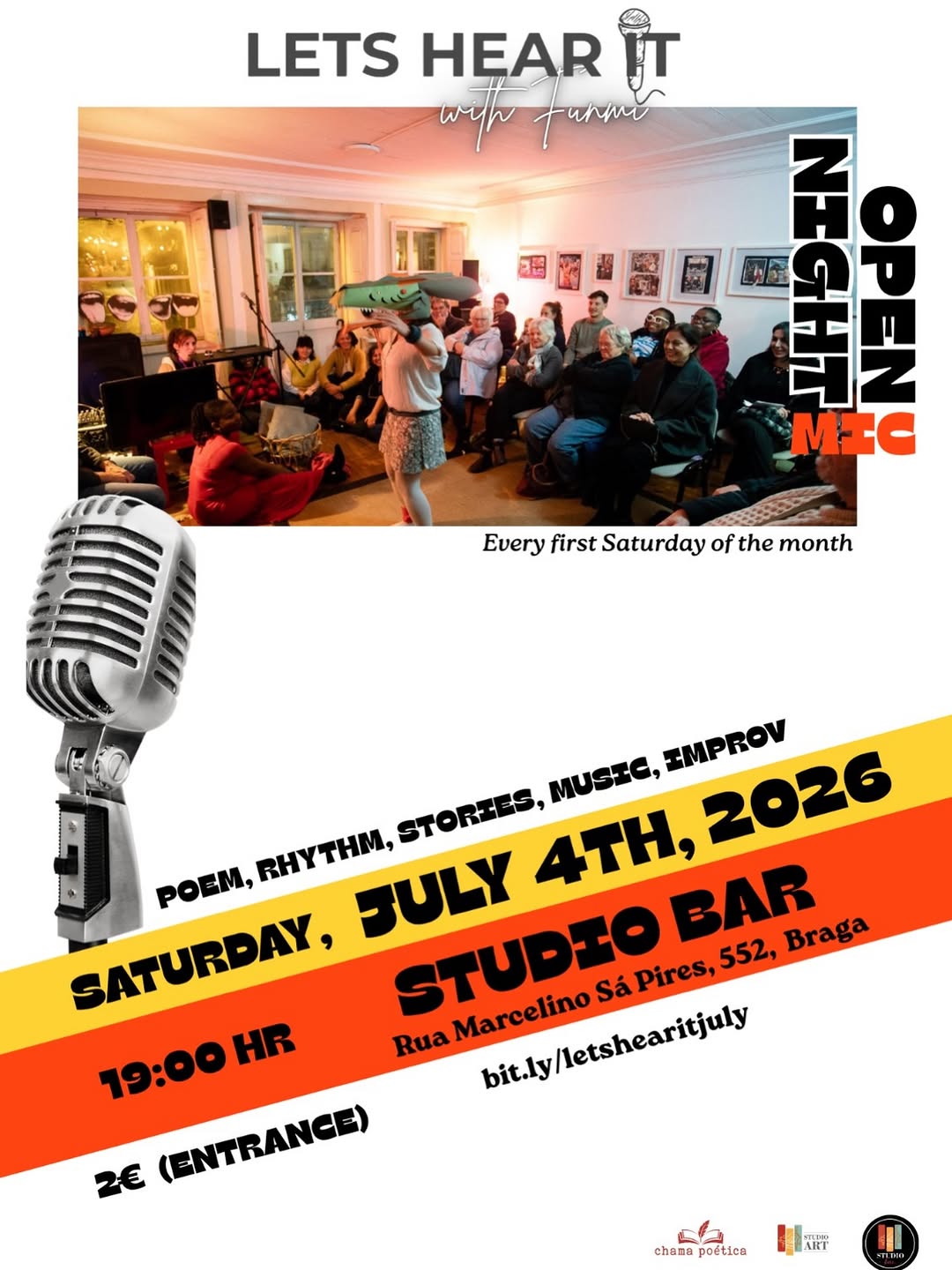 Let's Hear It | Open Mic Night — Sounds of Freedom