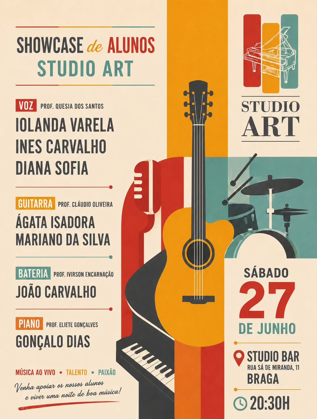 Voz: Iolanda Varela, Inês Carvalho, Diana Sofia