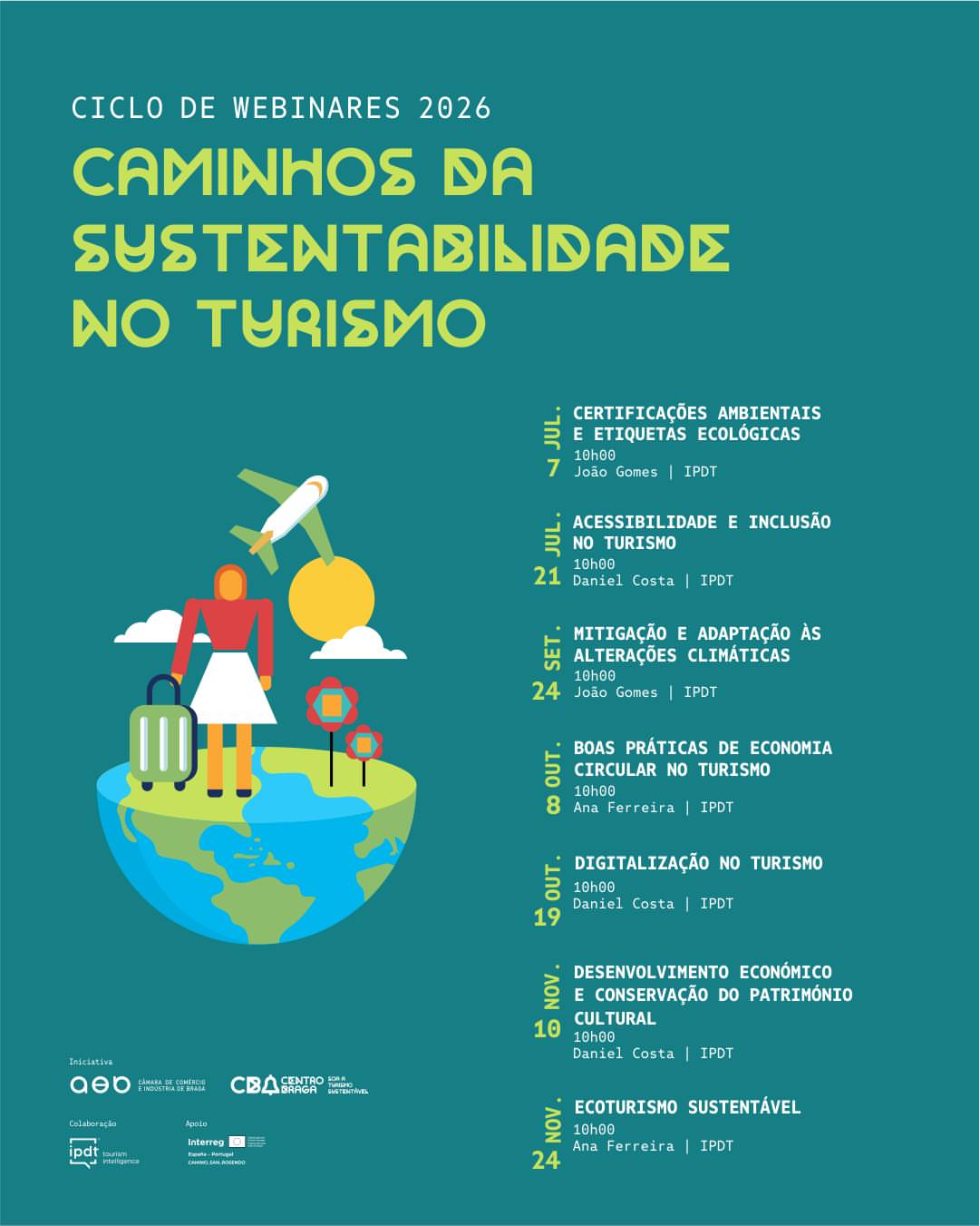 Ciclo de Webinars — Turismo Sustentável