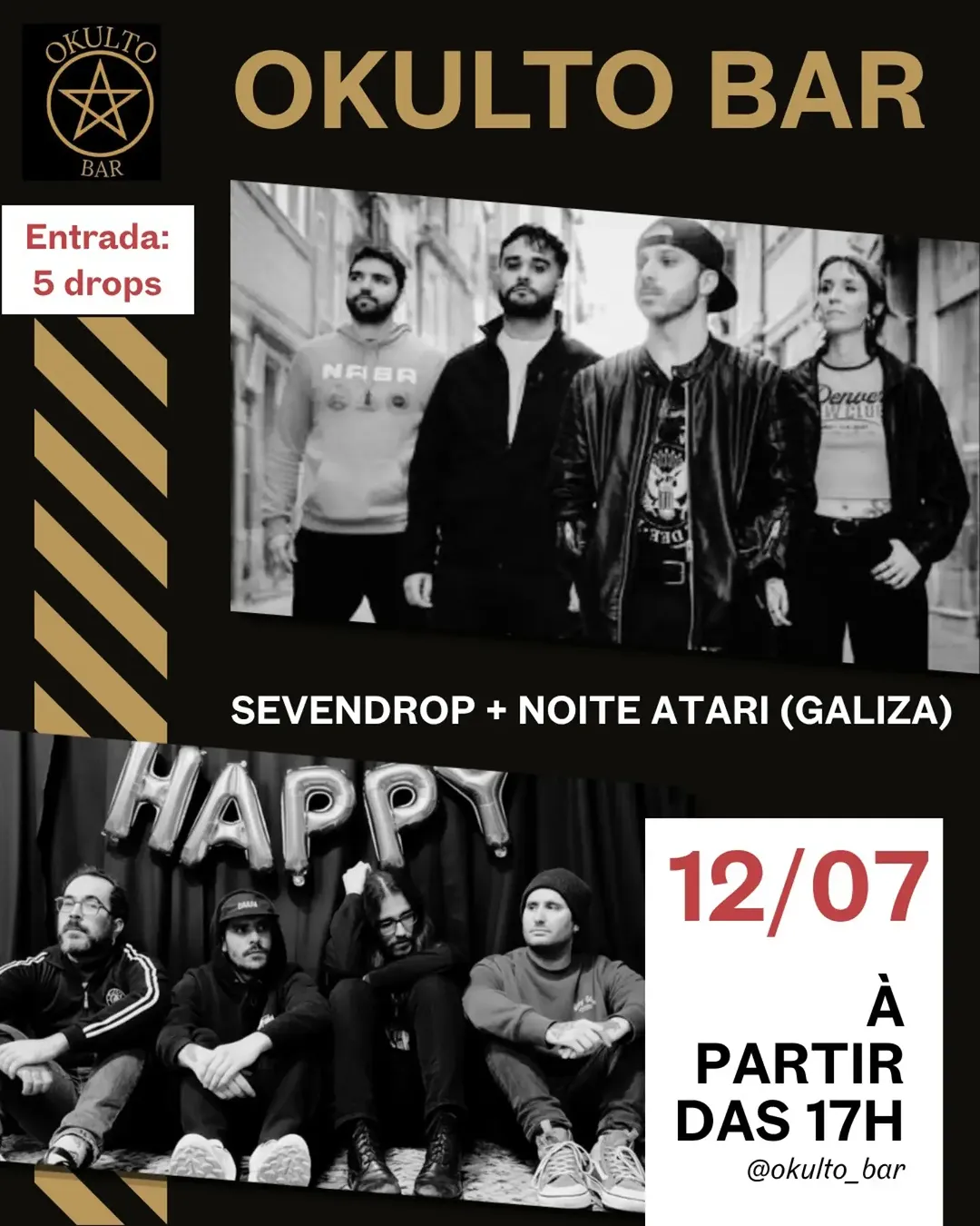 Sevendrop + Noite Atari