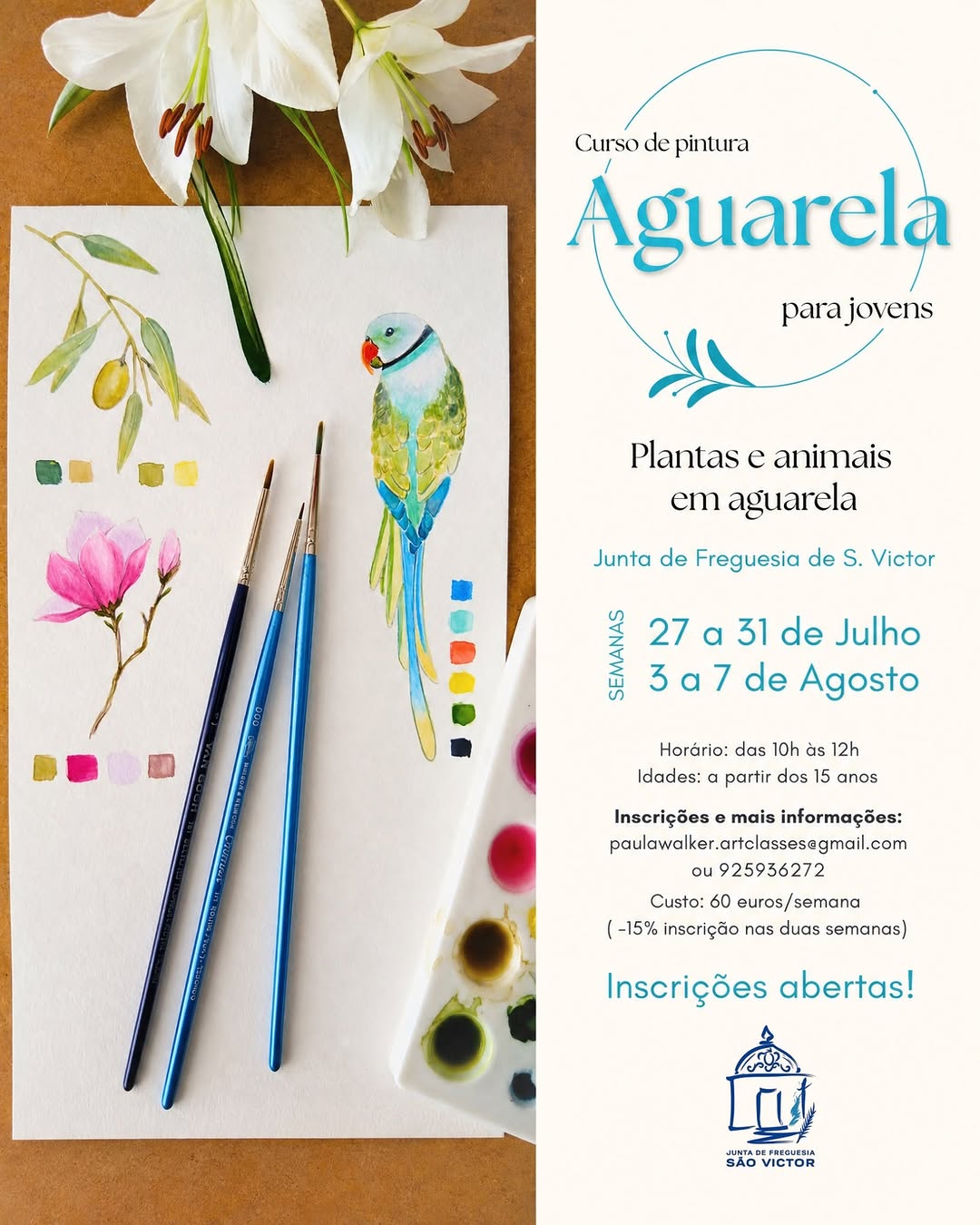 Introdução à Pintura a Aguarela