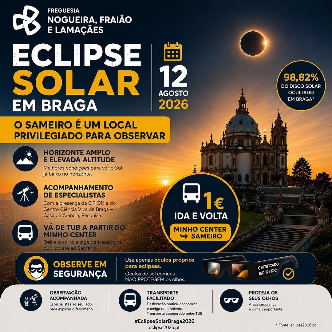 Eclipse Solar com Especialistas da ORION