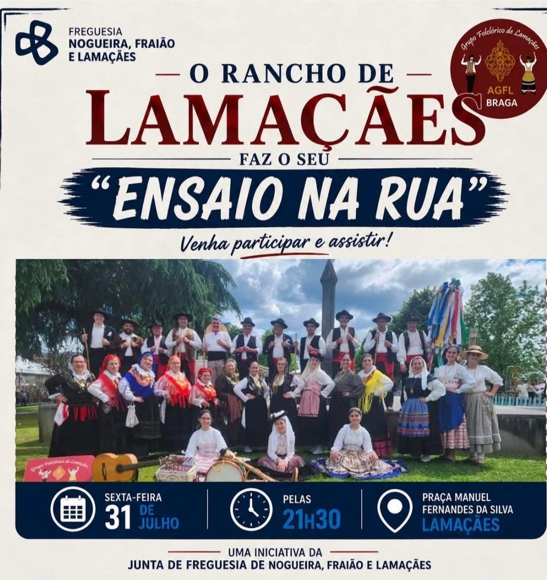 Rancho de Lamaçães faz «Ensaio na Rua»