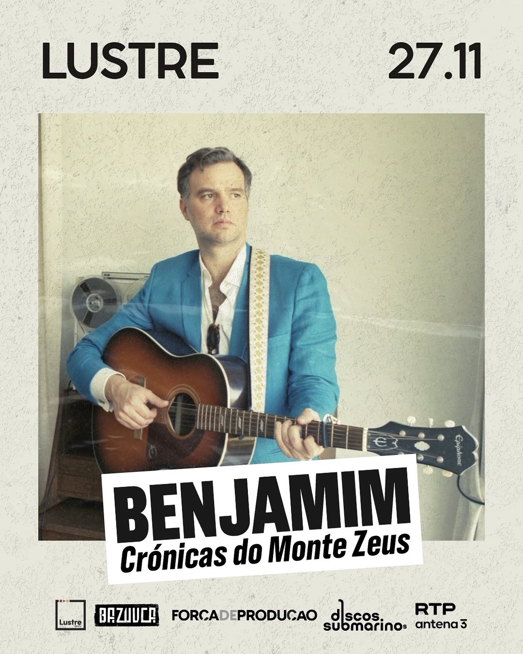 Benjamim apresenta Crónicas do Monte Zeus