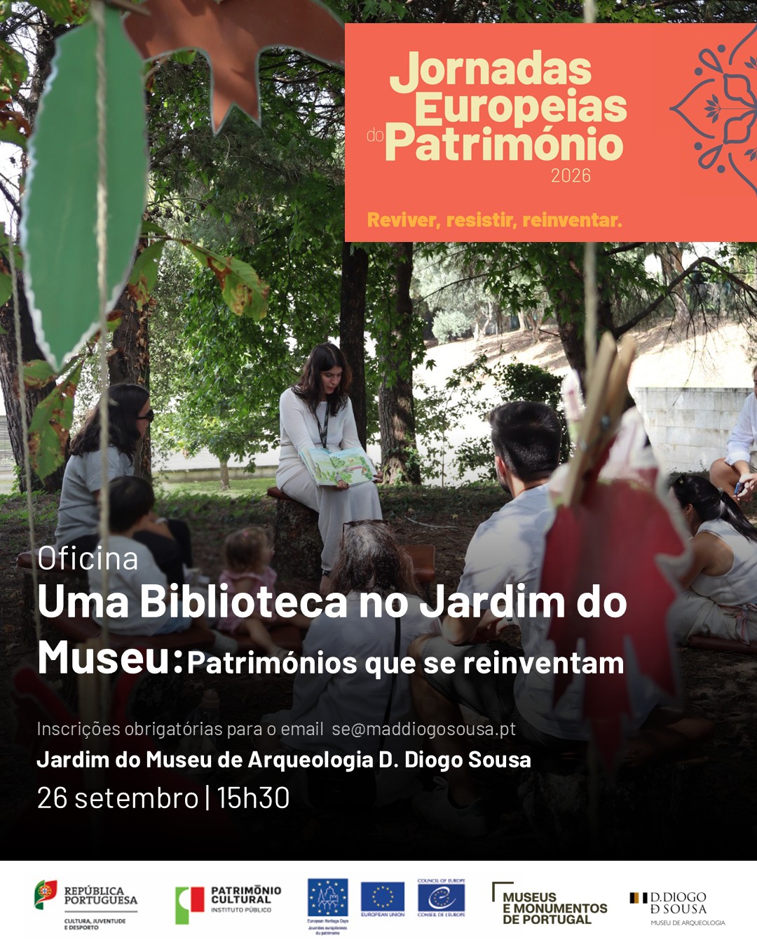 Uma Biblioteca no Jardim do Museu: Patrimónios que se reinventam.