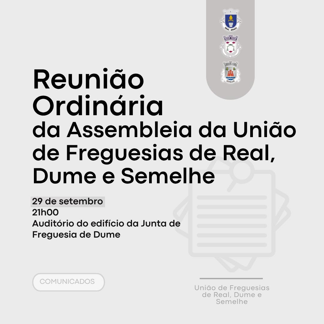 Sessão Ordinária da Assembleia de Freguesia